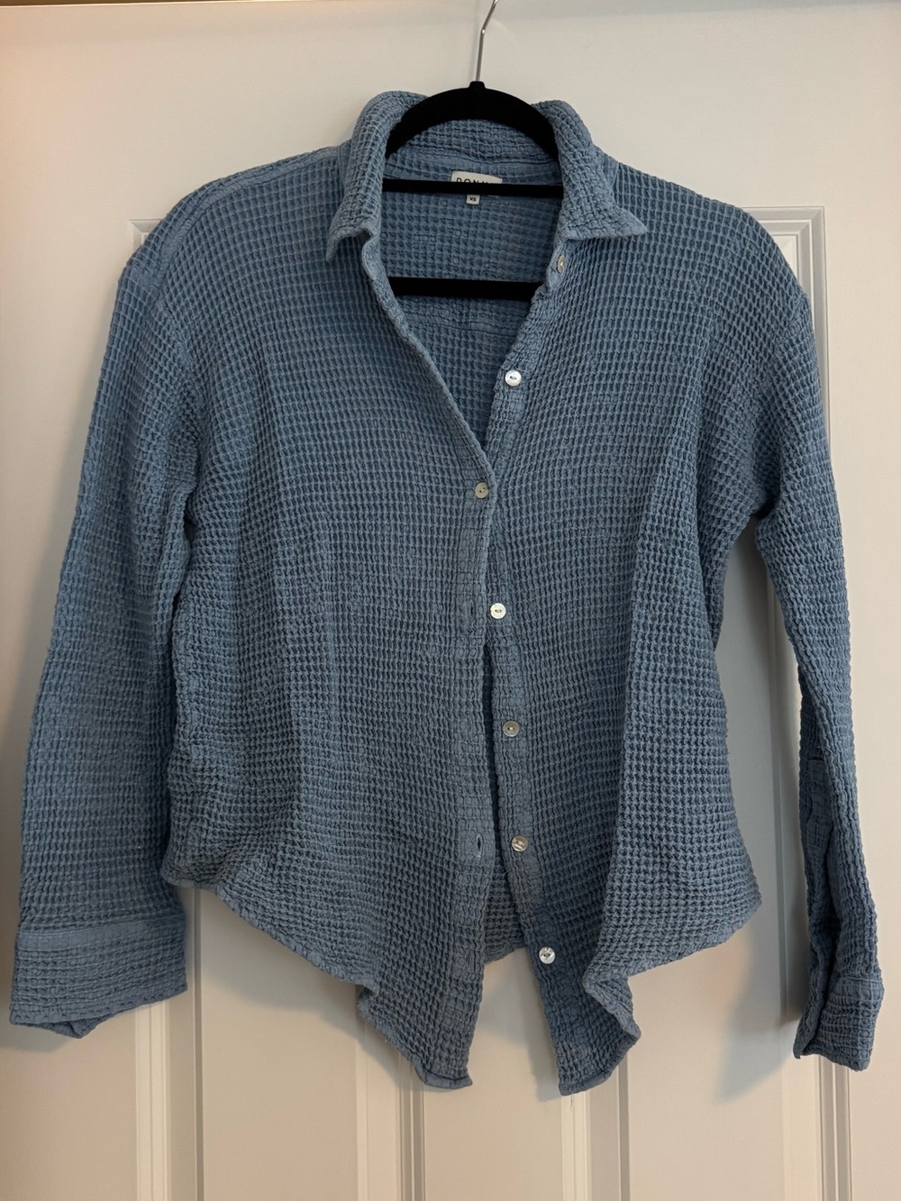 Donni Waffle Button Up Shirt